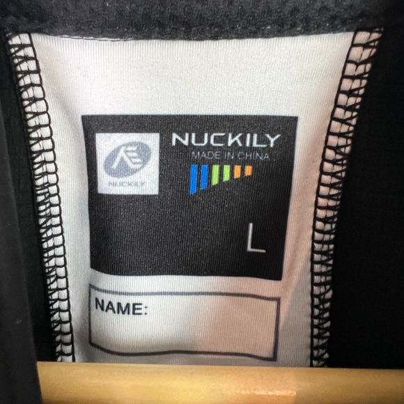 Nuckily Men’s Black Winter Long Sleeve Cycling Jacket Size Large New - Picture 5 of 6